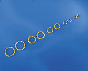 Brass rings, 6 mm (approx. 100 pcs.)