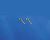 Eyebolts 3x12mm brass (10 pcs.)