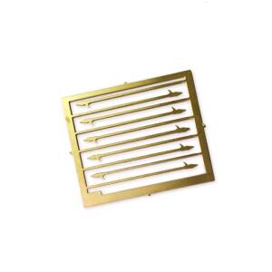 Etched boat hook, 30 mm (pack of 10)