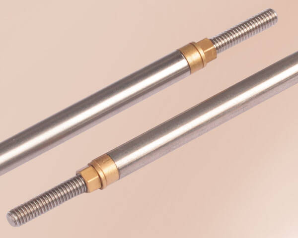 Fine Line marine shaft 102 mm, M4 thread on both ends