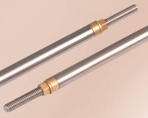 Fine Line marine shaft 102 mm, M4 thread on both ends