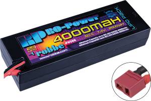 Ro-Power Car LiPo Battery 4000 mAh 7.4 V 50C Hardcase...