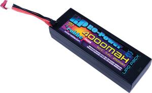 Ro-Power Car LiPo Battery 4000 mAh 7.4 V 50C Hardcase with T-connector