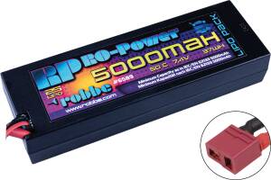 Ro-Power Car LiPo Battery 5000 mAh 7.4 V 50C Hardcase...