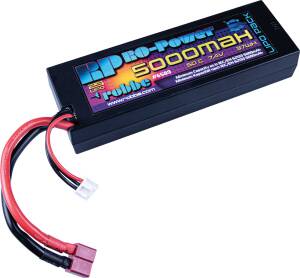 Ro-Power Car LiPo Battery 5000 mAh 7.4 V 50C Hardcase...