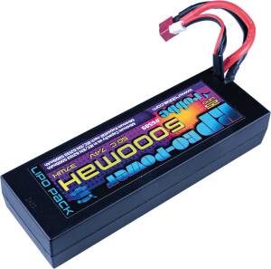 Ro-Power Car LiPo Battery 5000 mAh 7.4 V 50C Hardcase with T-connector