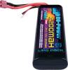 Ro-Power Car LiPo Battery 4200 mAh 7.4 V 25C Round Case with T-connector and Tamiya adapter