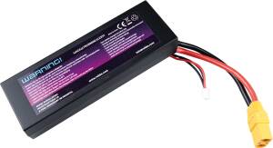 Ro-Power Car LiPo Akku 6000 mAh 7,4 V 50C Hardcase mit XT-90 und T-Stecker Adapter