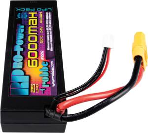 Ro-Power Car LiPo Akku 6000 mAh 7,4 V 50C Hardcase mit XT-90 und T-Stecker Adapter