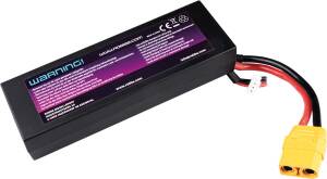Ro-Power Car LiPo Battery 7000 mAh 7.4 V 50C Hardcase with XT-90 and T-connector adapter