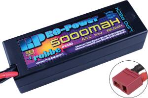 Ro-Power Car LiPo Battery 5000 mAh 11.1 V 50C Hardcase...