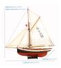 Jolie Brise Historic Pilot Cutter 1:50 Model Ship Kit