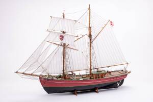 Schooner Lilla Dan Ship Model Kit 1:50