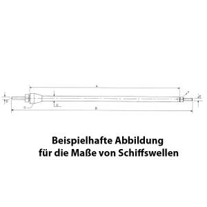 Schiffswelle 211mm  M4
