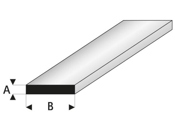 ASA Vierkantstab 2x5x330 mm (5)