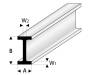 ASA Doppel-T-Profil 2,5x5x330 mm (5)