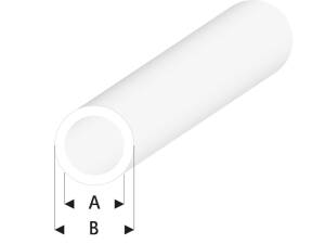 ASA Rohr transparent 2x3x330 mm (5)