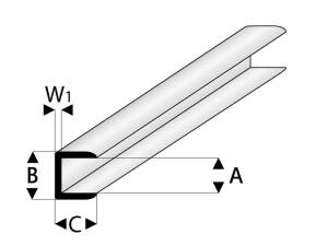 ASA Abschluss Profil 1x330 mm (5)