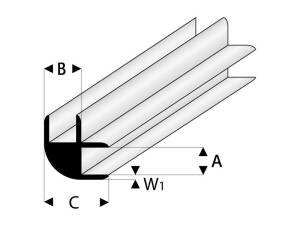 ASA Eck Verbindungs Profil 2x330 mm (5)
