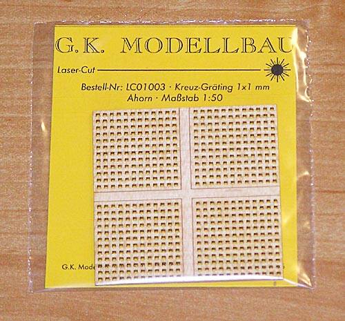 Cross Hatched Pattern 50x50 mm