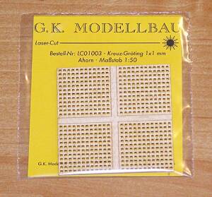 Cross Hatched Pattern 50x50 mm
