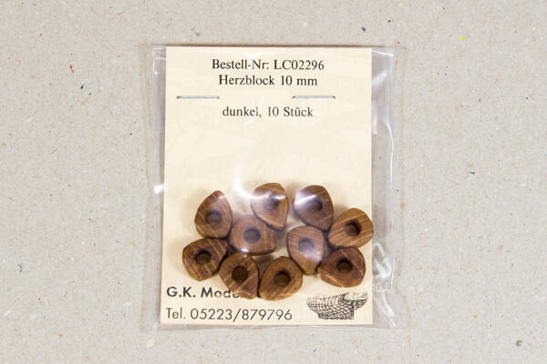heart blocks 10 mm  (10 pieces)