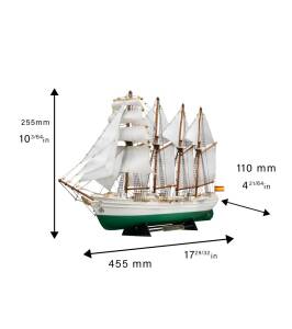 Juan Sebastián Elcano / Esmeralda 1:250 Model Ship Kit