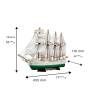 Juan Sebastián Elcano / Esmeralda 1:250 Model Ship Kit