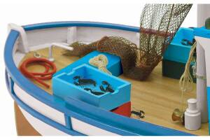 Fischerboot Monterey Baukasten 1:20 Holz
