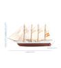 Segelschulschiff Juan Sebastián de Elcano Bausatz 1:140