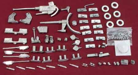 Deck Metall Fittings zu USS Crocket
