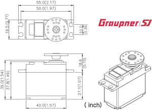DES 708 BB MG 10.5kg Digital Servo