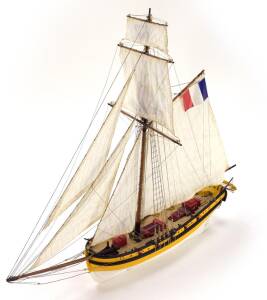 Corsair Cutter Le Renard 1:50 Model Ship Kit