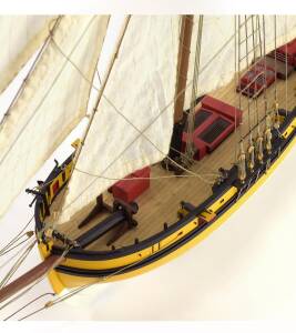 Corsair Cutter Le Renard 1:50 Model Ship Kit