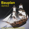 Construction Plan HMS Bounty 1:60