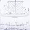 Bauplan Wikingerschiff Oseberg 1:50