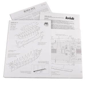 Bauplan H.M.S Fly  1:64