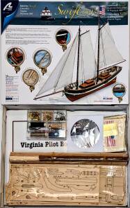 Virginia pilot boat Swift Model Ship Kit 1:50
