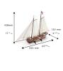 Virginia pilot boat Swift Model Ship Kit 1:50