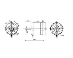 MAX Marine Brushless Motor 910 KV