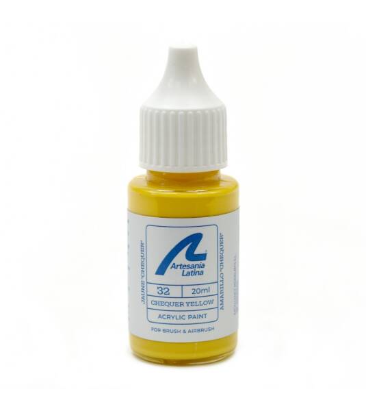 Water-based paint 20 ml - Chequer yellow