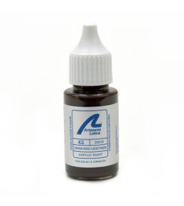 Water-based paint 20 ml - Dark red leather