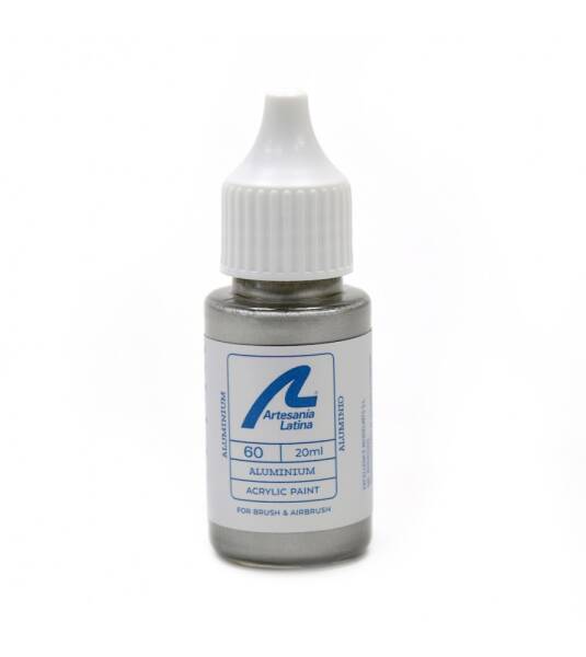Water-based paint 20 ml - Aluminium