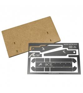 Micro Miter Box with Saws
