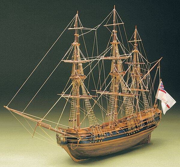 British Frigate HMS President Ship Model Kit 1:60