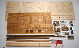 British Frigate HMS President Ship Model Kit 1:60
