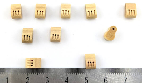 Violin Block triple 8mm