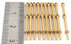 Brass stanchion 25 mm 2 holes