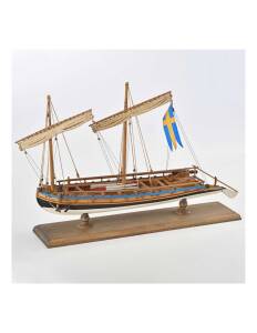 Schwedische Kanonenboot Modellschiff Bausatz 1:70