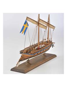 Schwedische Kanonenboot Modellschiff Bausatz 1:70